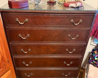 1940s Robert W. Irwin "Pendleton" Mahogany Dresser - Chippendale Style