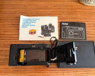 vintage Vivitar PS:35 35mm point-and-shoot film camera