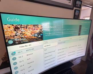 Samsung UN55NU8500FXZA is a 55-inch Class 8 Series curved 4K UHD smart LED TV