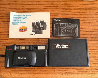 vintage Vivitar PS:35 35mm point-and-shoot film camera
