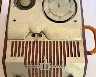 vintage Webster-Chicago (Webcor) Model 80-1 Wire Recorder