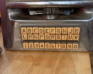 vintage Seeburg 200 Wall-O-Matic remote jukebox selector from the mid-1950s
