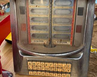 vintage Seeburg 200 Wall-O-Matic remote jukebox selector from the mid-1950s