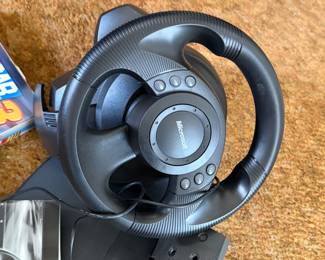 vintage Microsoft SideWinder Precision Racing Wheel