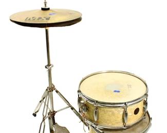 Lot of 3 Gertsch Drums, Hi Hat Cymbals Stand