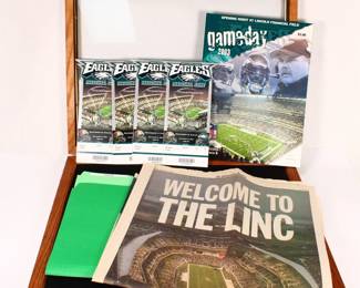 Eagles Lincoln Financial Inaugural Ephemera Lot