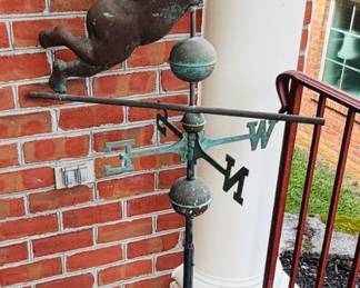 VINTAGE CHERUB WEATHER VANE