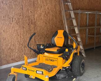 Purchased new Dec ‘23 Fabricated heavy duty deck. New battery this spring. This model does not have an hours counter.