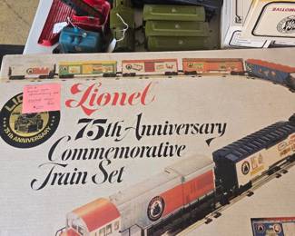 Lionel 75th anniversary train set, new in box