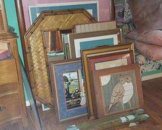 Framed pictures $10.00 each