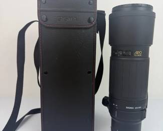Sigma APO Tele Macro 400mm f5.6 Auto Focus Telephoto Camera Lens w Case
