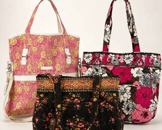 Dena Vera Bradley Floral Handbag Collection Tote Shoulder Bags