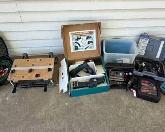 Mystery Tool Collection Dremel, Black Decker Workmate More