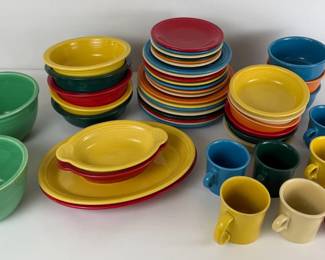 Fiesta by Homer Laughlin Colorful Dinnerware, Bowls, Mugs Serving Pieces