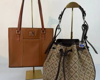 Dooney Bourke Leather Tote and Drawstring Handbag
