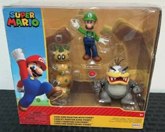 Rare Super Mario Luigi Morton Koopa Set In Packing
