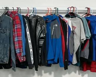 Jackets, Shirts, Hoodies More