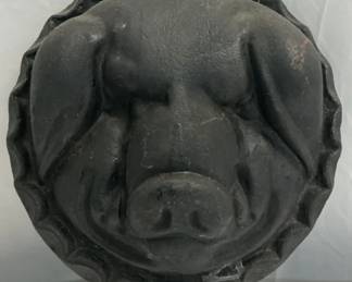 Cast Iron Hog Face Mold