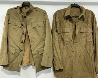 Womens WWI Service Jacket Pullover Shirt