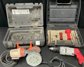 RIDGID Sander Milwaukee Hammer Drill