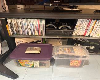XBox 360, Nintendo Wii, and Nintendo DS (2) plus several games for each and GameCube games 