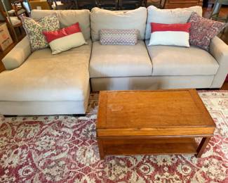 Arhaus sofa with chaise 