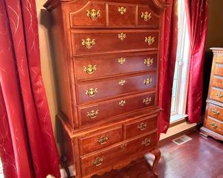 Highboy and Full length block out Drapes