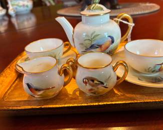 Miniature China tea set