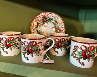 Tiffany & Co Christmas mugs