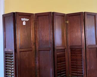 Beautiful narrow 6 panel screen