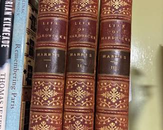 3 vol Life of Hardwocks leather bound