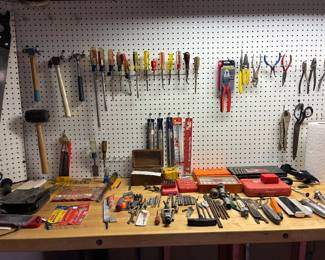 Large selection hand tools