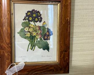 Attractively framed print