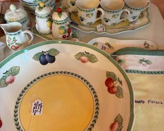 Hillary & Boch French Garden lg bowl