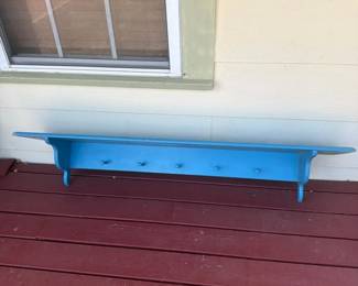 Wooden Hanging Coat Rack