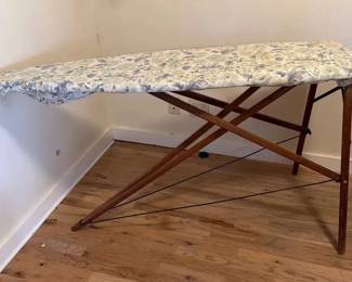 Vintage Wooden Folding Ironing Board