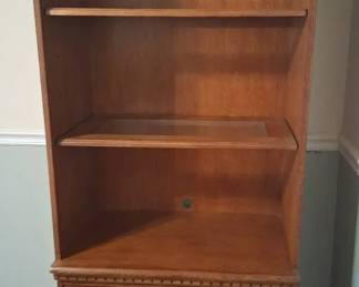 Ashley Furniture Traditional Lighted Bookcase With 2 DrawersB