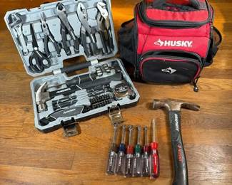 Husky 51Pc Homeowner Tool Kit, Tool Bag Extra Hand Tools