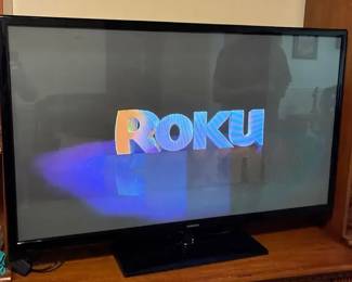 Samsung 51 Plasma HDTV PN51F4500 Roku Streaming Player Remotes Working