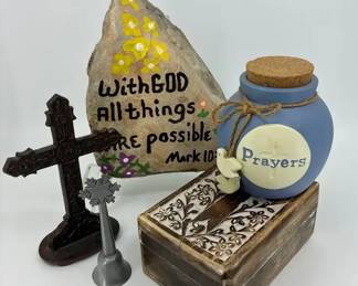 Christian Inspirational Home Decor Lot