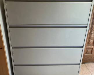 4Drawer Metal Lateral File Cabinet Commercial Grade, 42W