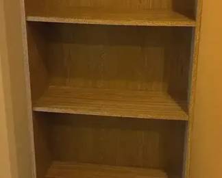 Standard 5 Shelf Oak Style Bookcase Shelving Laminate Or Veneer Finish