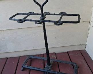 VintageStyle Metal Umbrella Cane Stand 26 Tall
