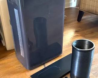 Midea MAP08S1XWGRT Portable Air Conditioner with Exhaust Hose Window Kit