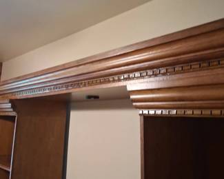 Ashley FurnitureTraditional Wooden Furniture Bridge With Oak Finish
