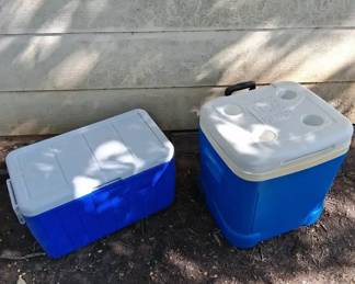 Coleman And Igloo Coolers