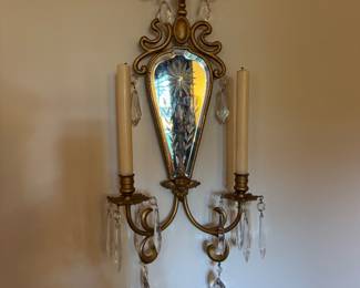 mirrored sconce