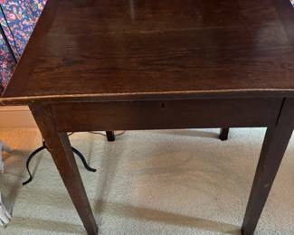 antique English slant front desk
