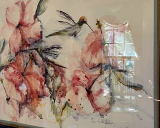 Signed watercolor