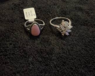 Sterling Silver Rings (6)
